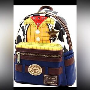 Disney Parks Loungefly Toy Story Woody Mini Backpack Original NWT